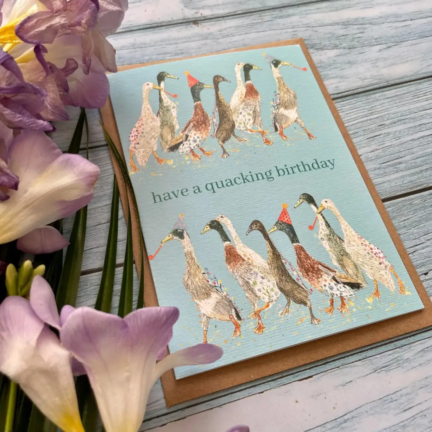 Have a Quacking Birthday! Eco-card