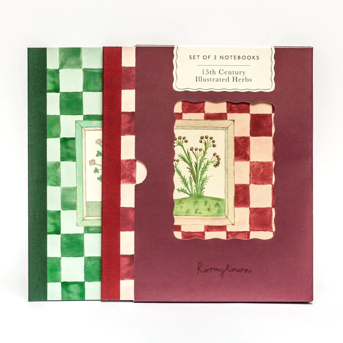 15th Century Illustrated Herbs Set of 2 Notebooks