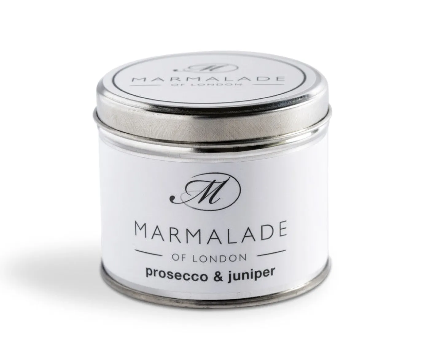 Prosecco & Juniper Medium Tin Candle