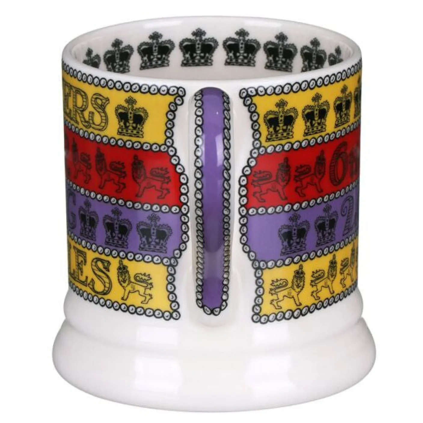 3 Cheers for King Charles III 1/2 Pint Mug