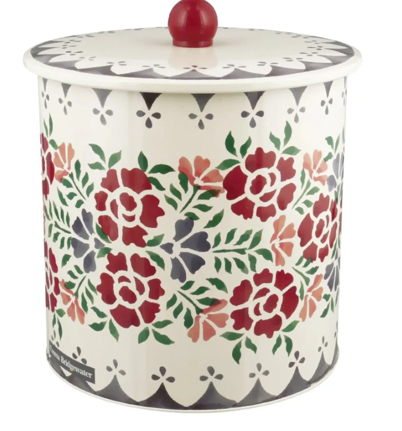 Antique Roses Biscuit Barrel