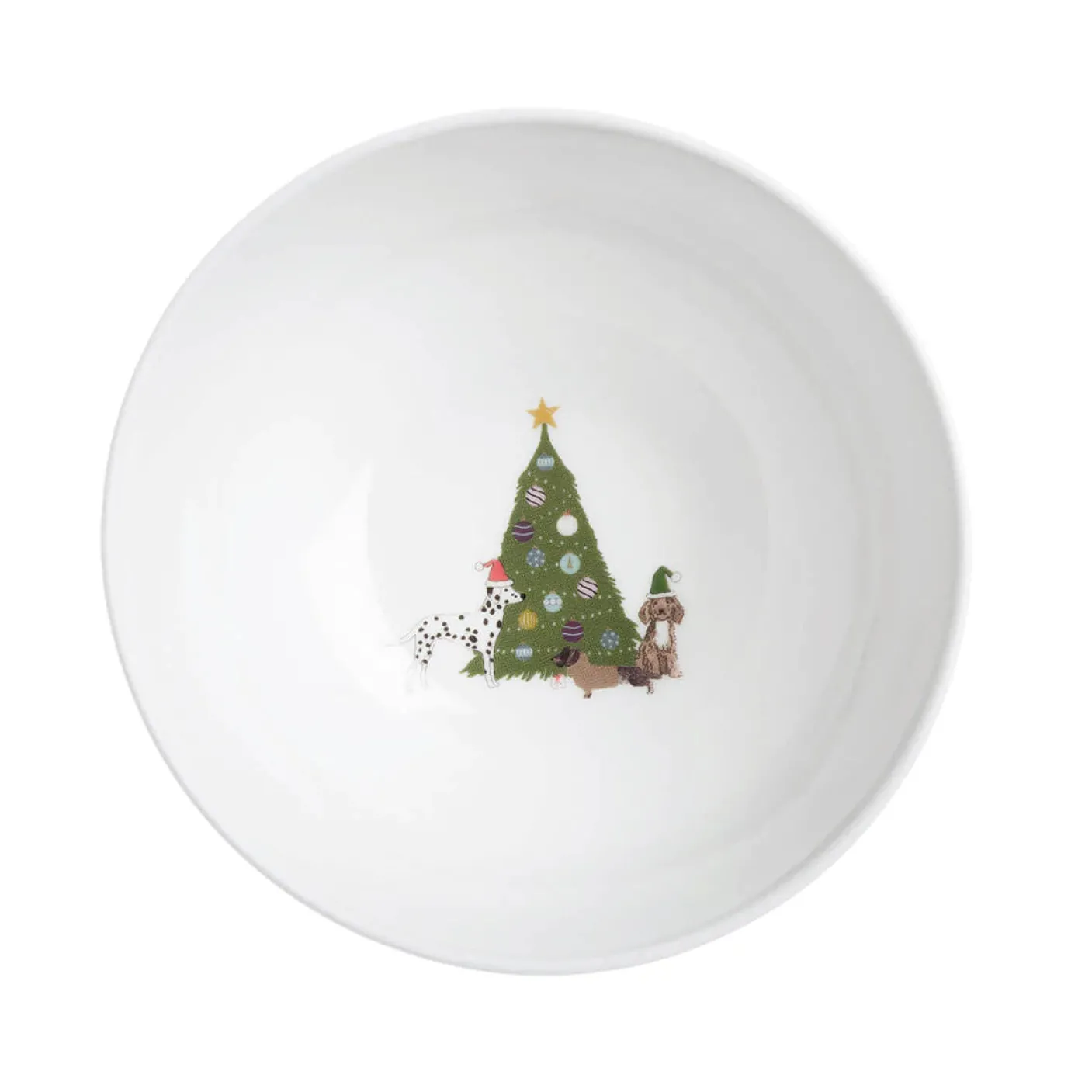 Christmas Dogs Nibbles Bowl