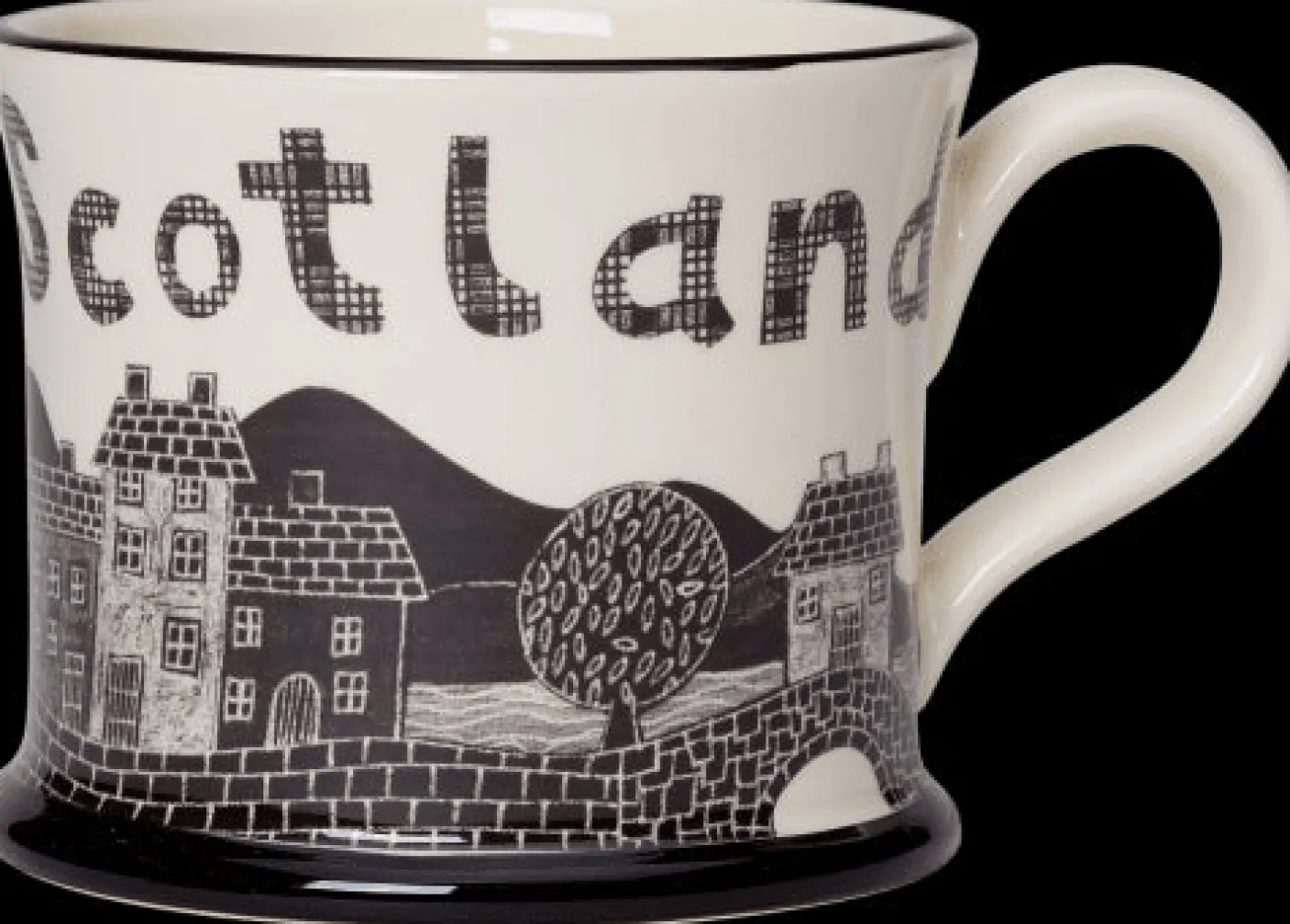 Bonnie Scotland Mug by Moorland Pottery