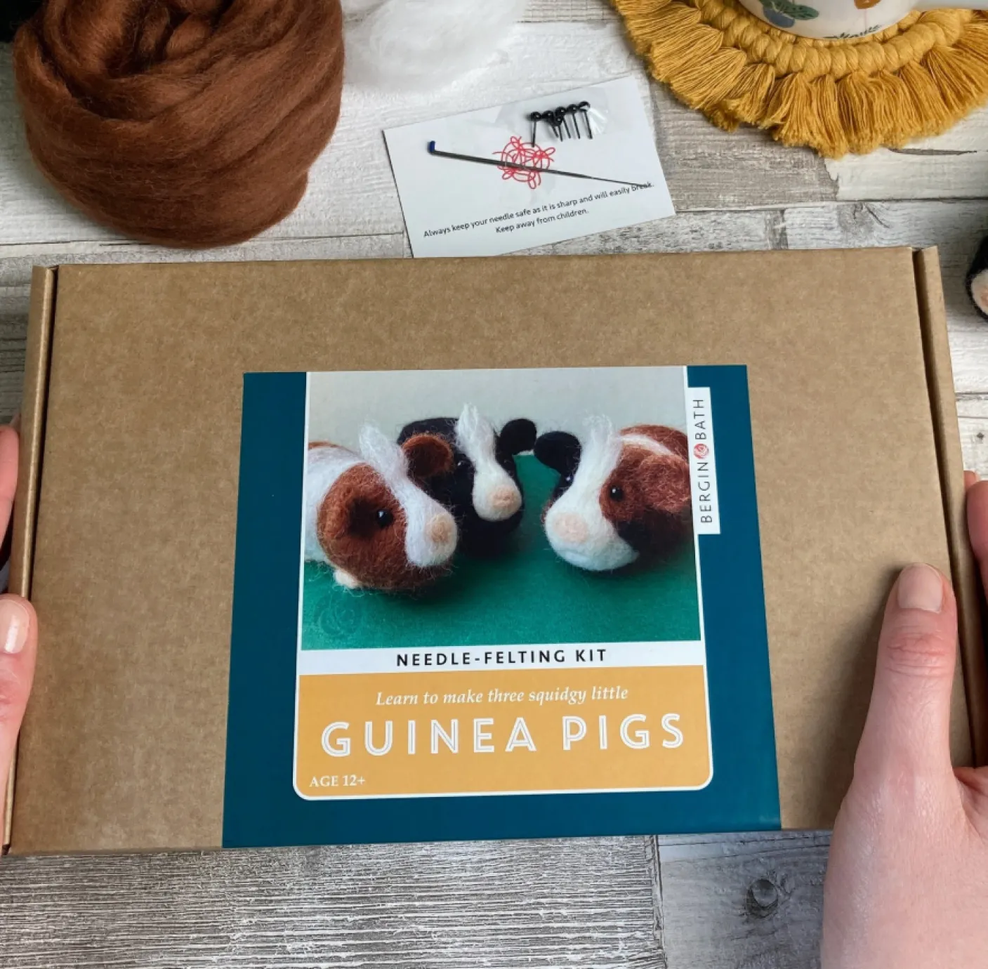 Guinea Pigs Needle Felting Kit