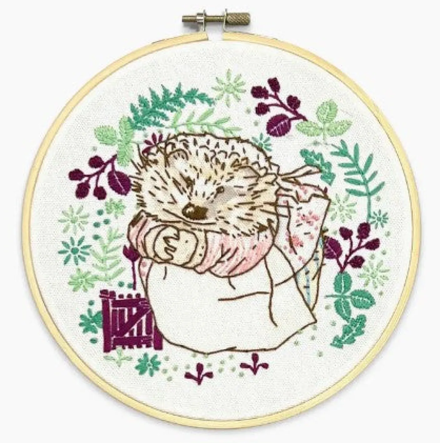 Mrs. Tiggy-Winkle Embroidery Kit