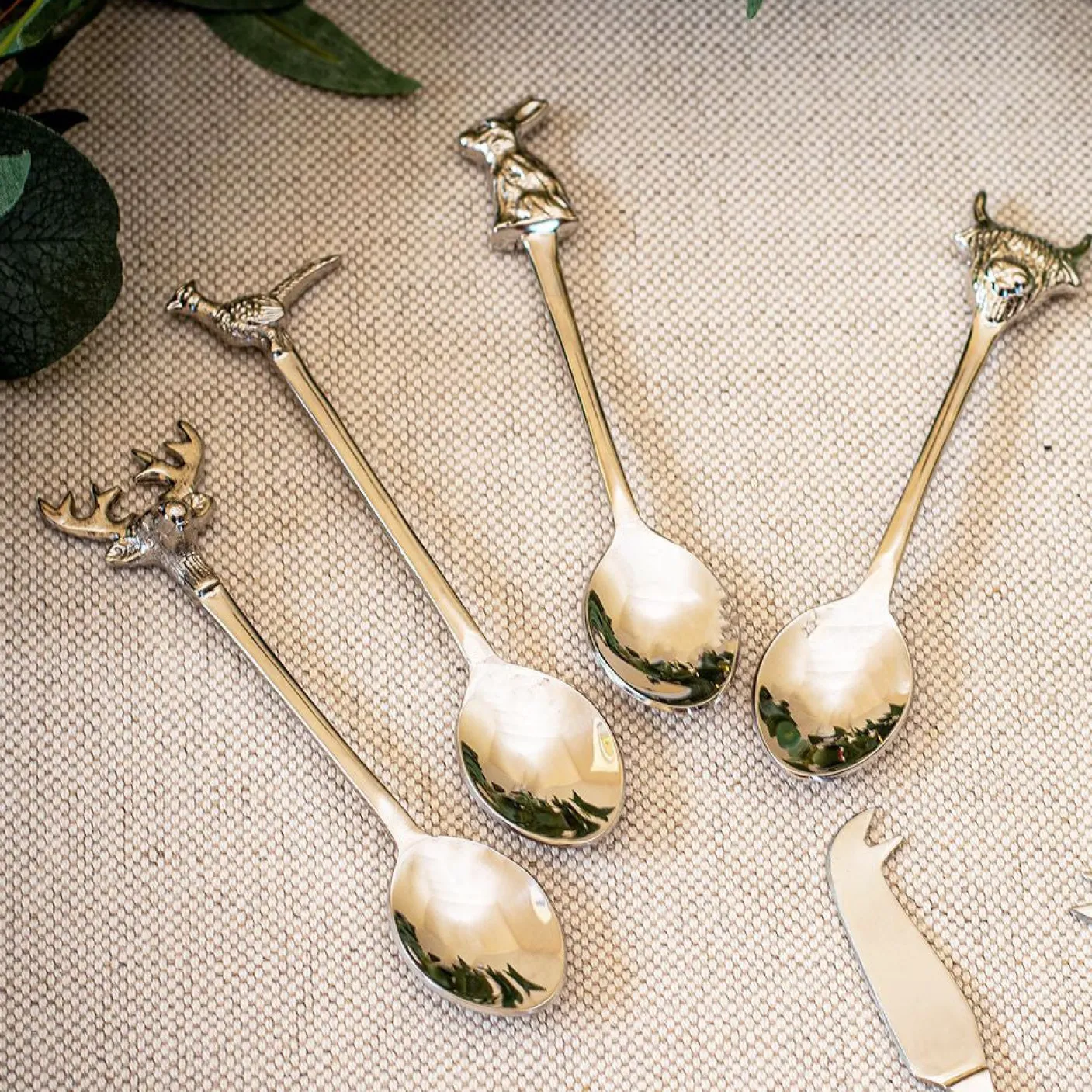 Country Animals Spoons Set of 4