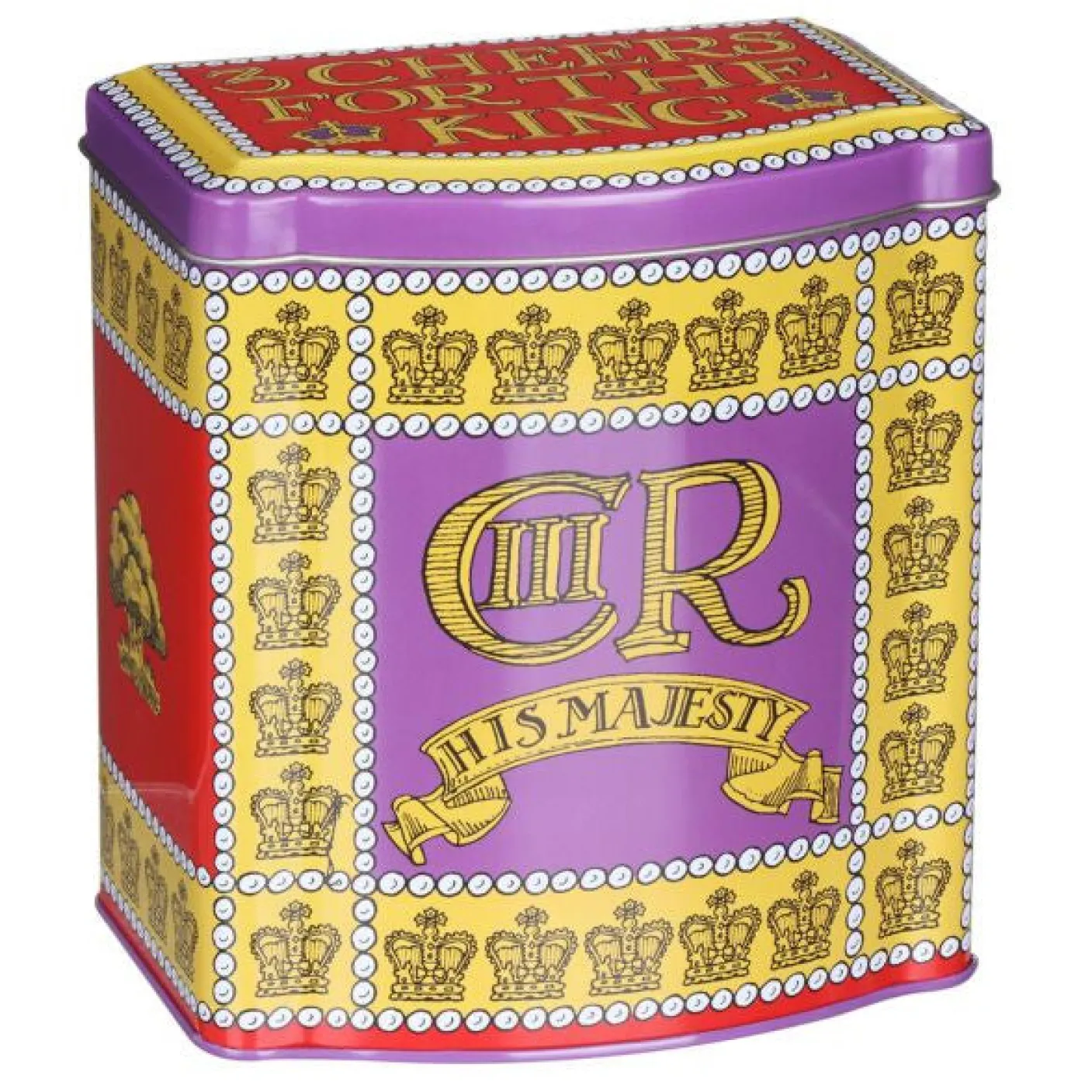 King Charles III Bow Fronted Caddy