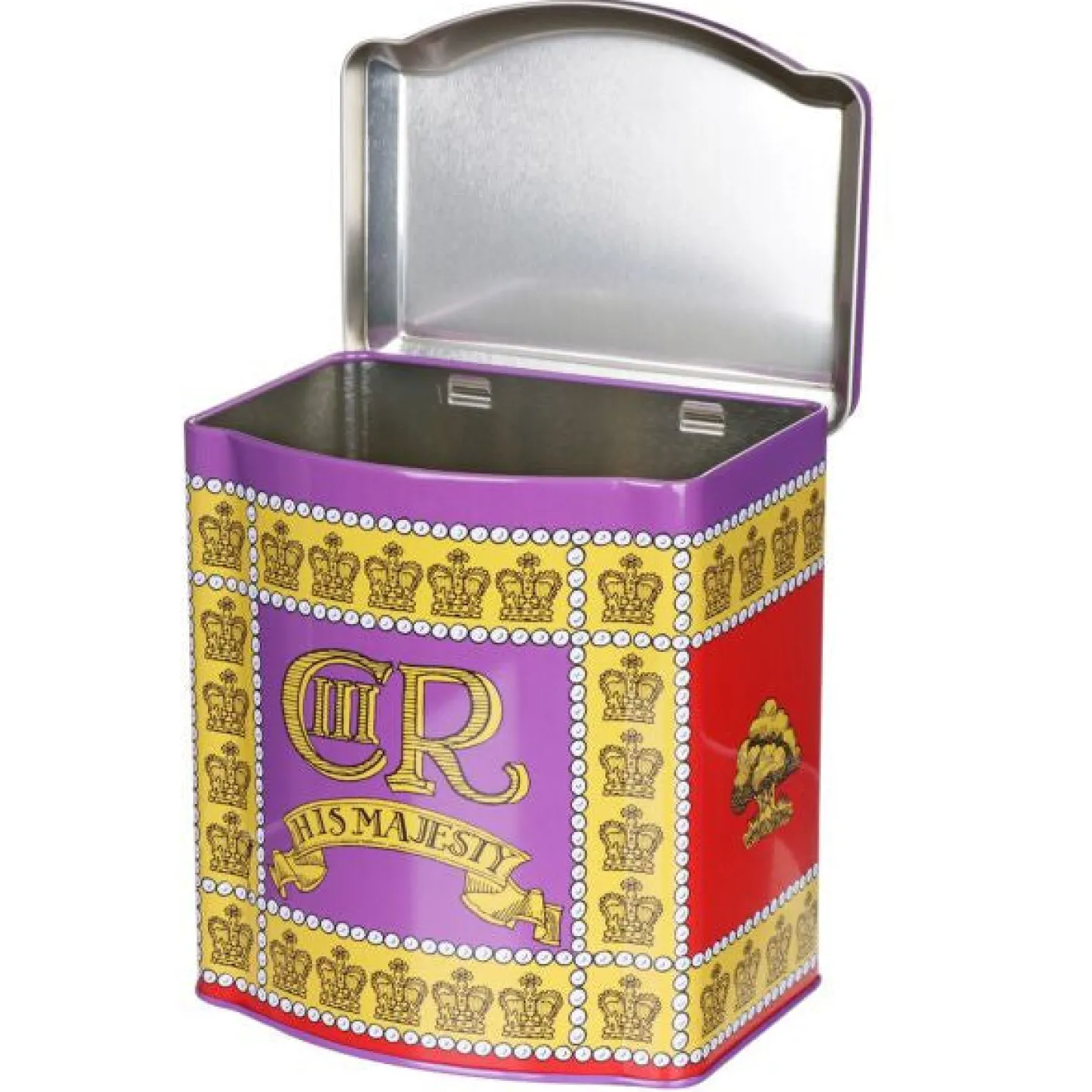 King Charles III Bow Fronted Caddy