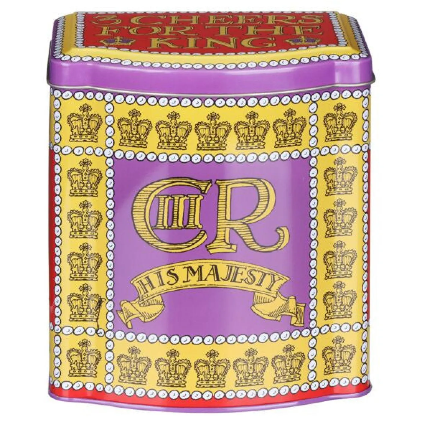 King Charles III Bow Fronted Caddy