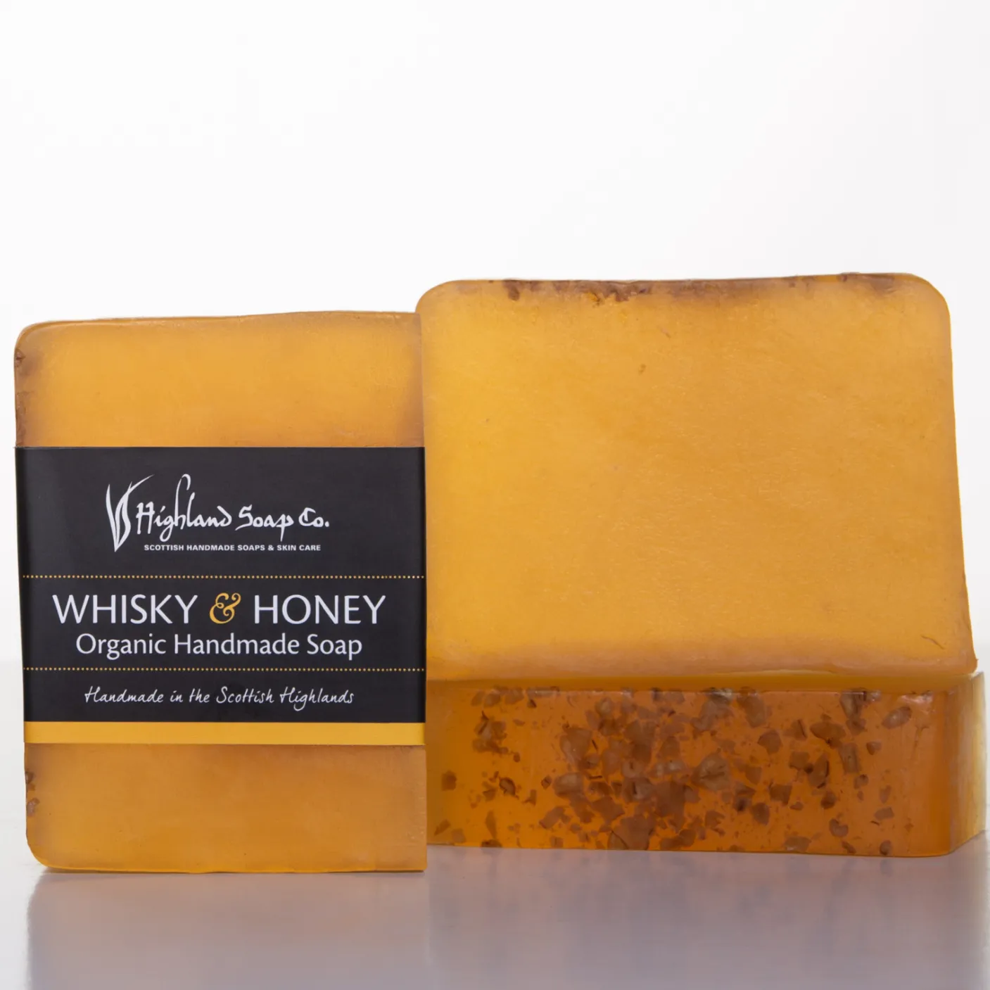 Whisky & Honey Organic Glycerin Soap 150g