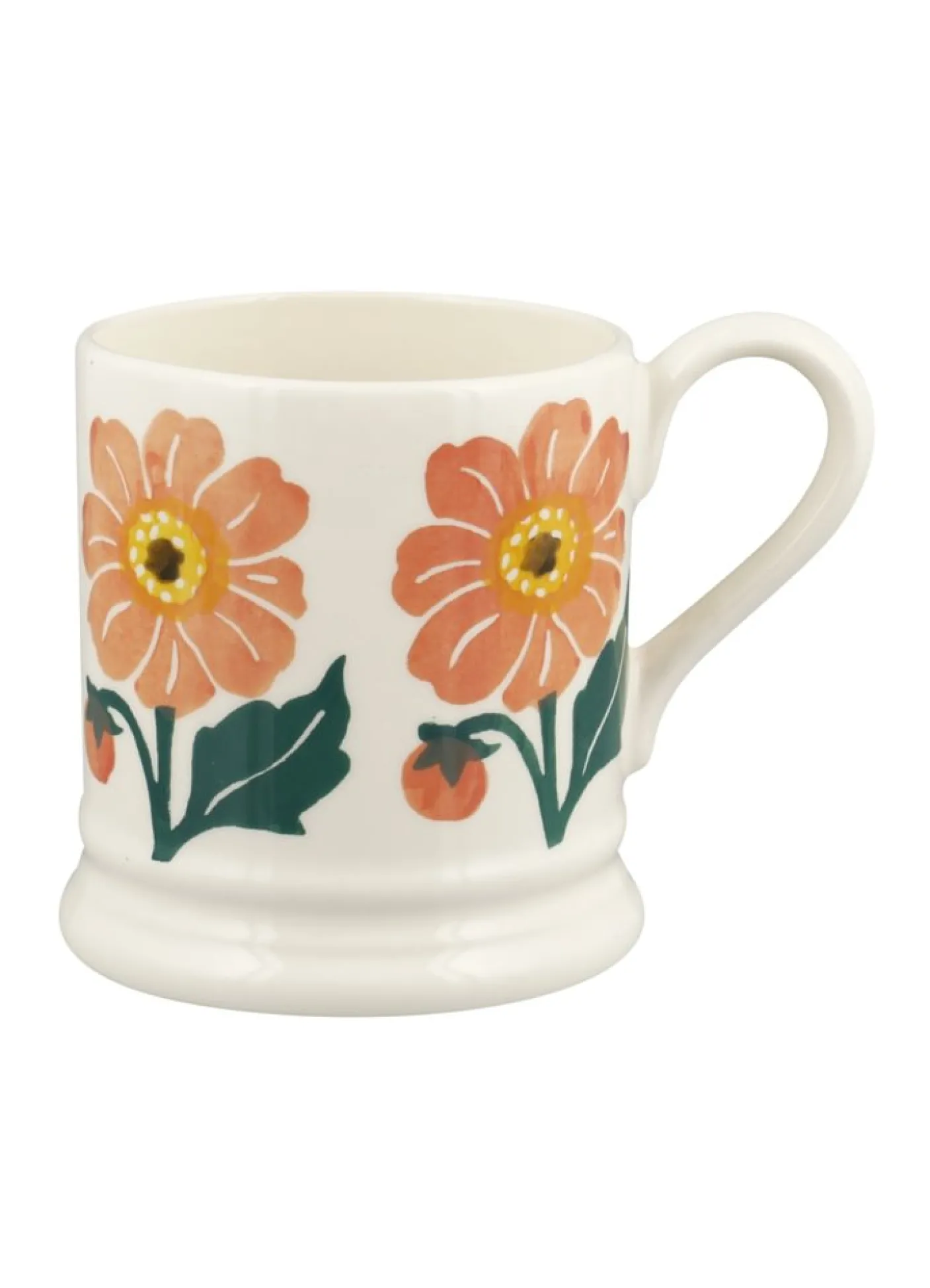Dahlia Hand-Stamped 1/2 Pint Mug