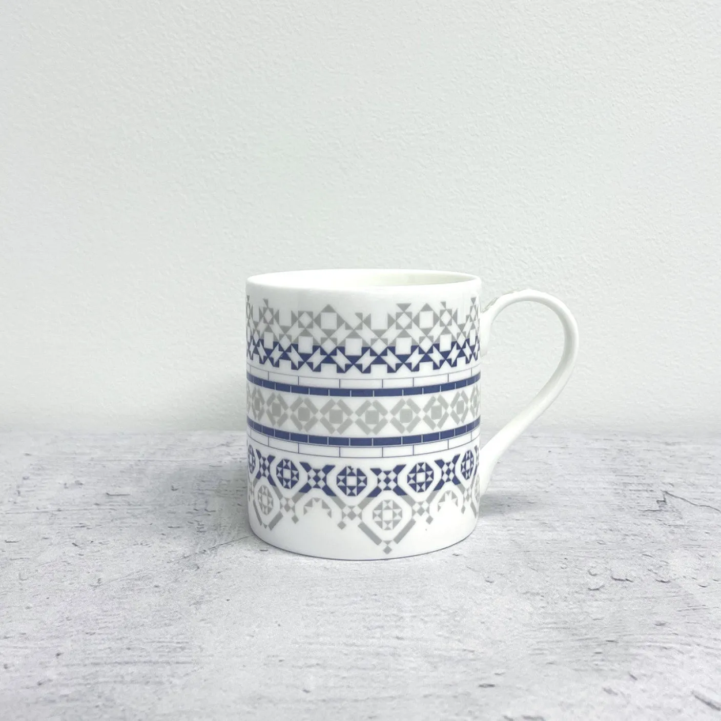 Victorian Tiles Fine Bone China Mug