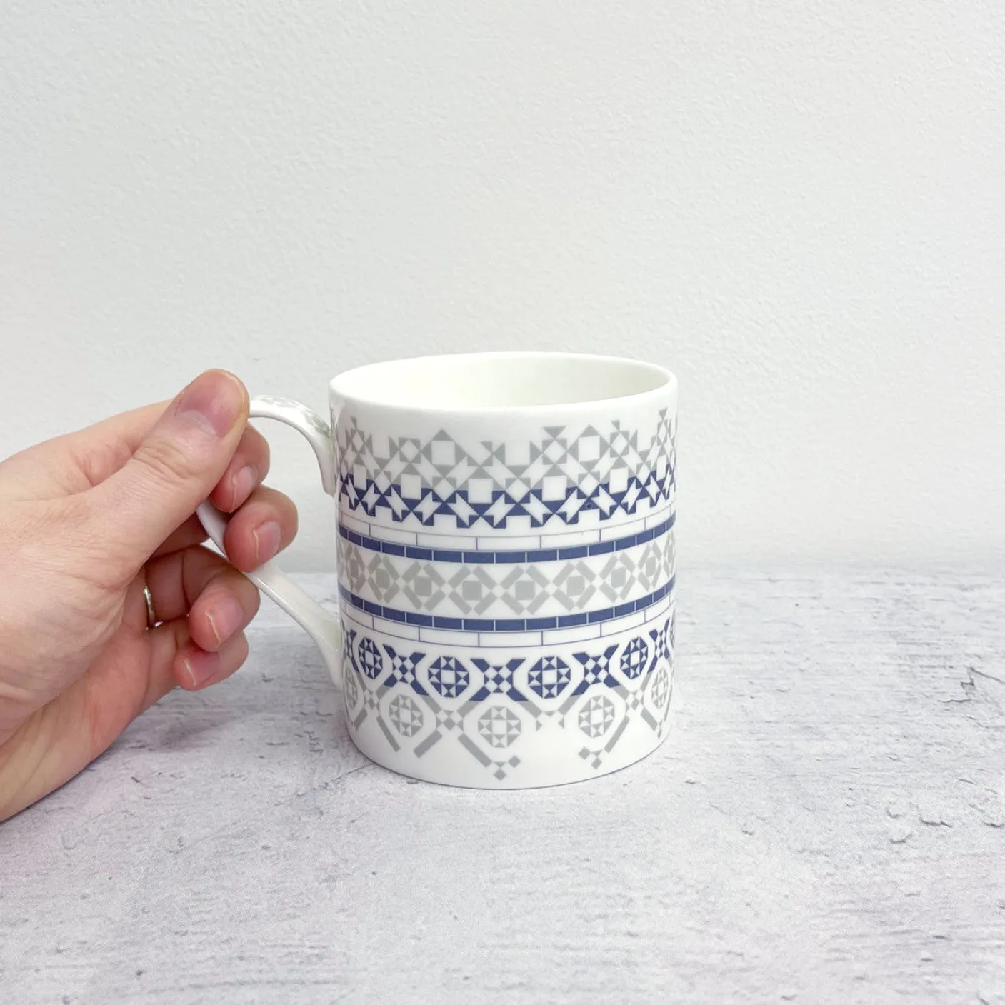 Victorian Tiles Fine Bone China Mug