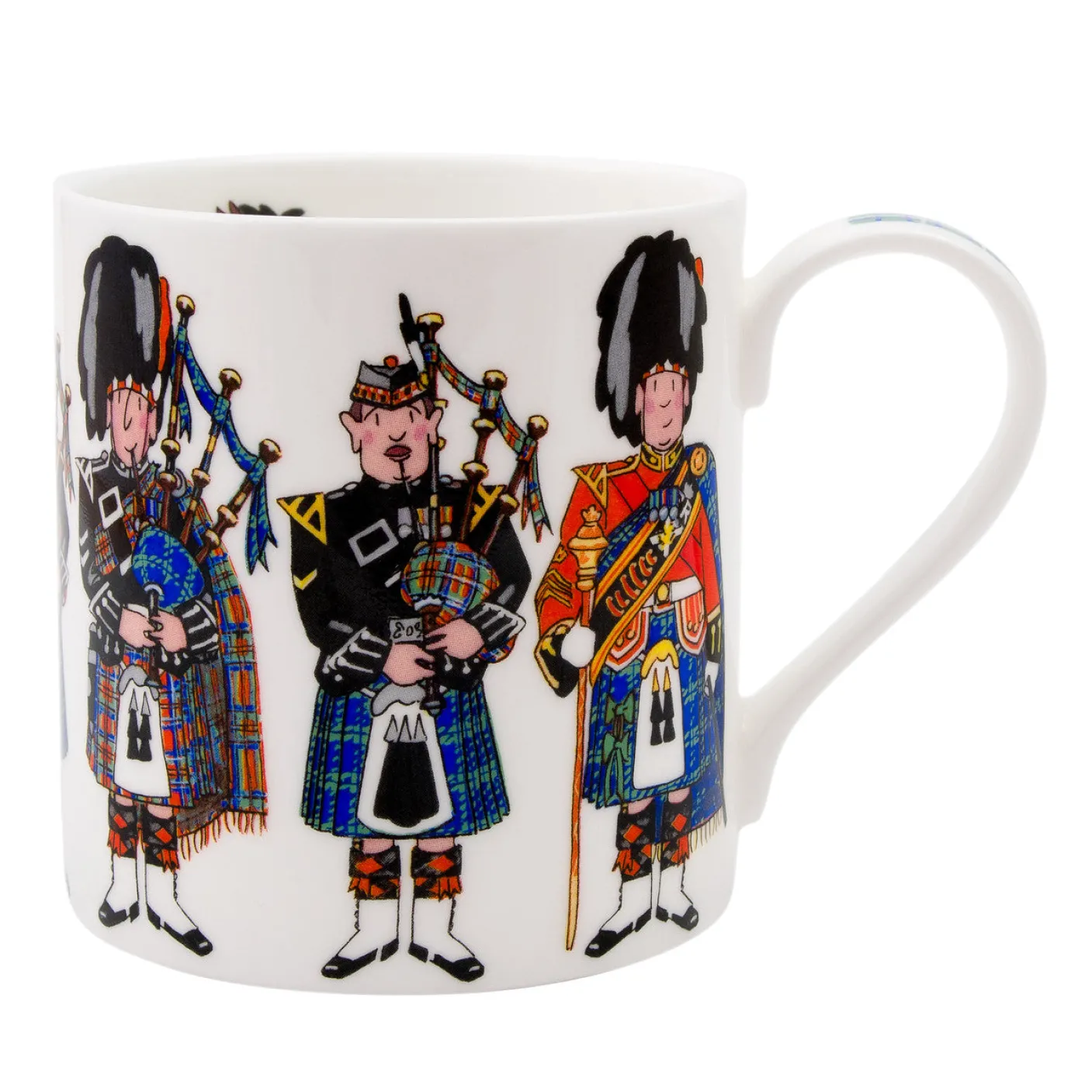 Scottish Pipers Mug Boxed