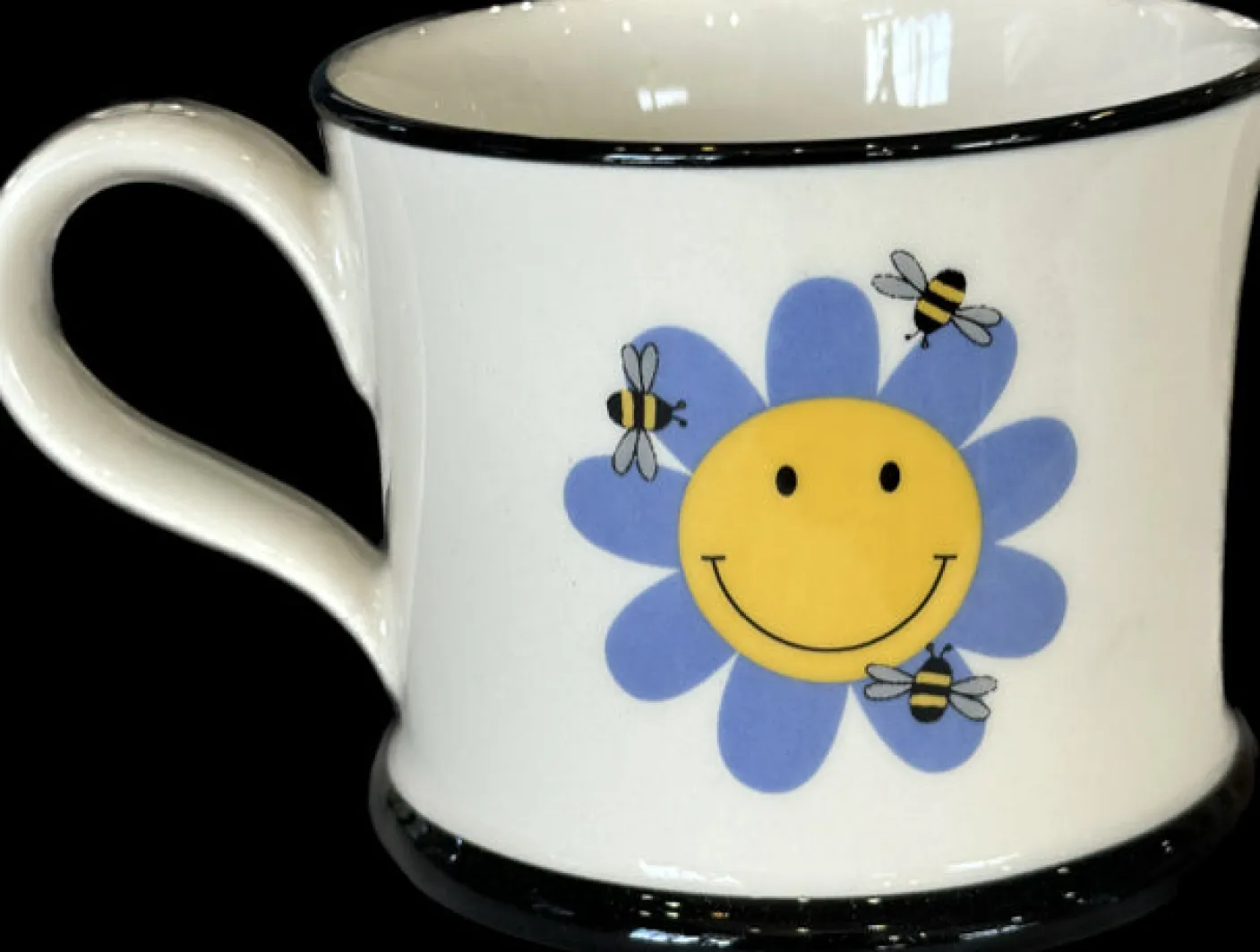 The Bee's Knees is my Happy Place Mug by Moorland Pottery