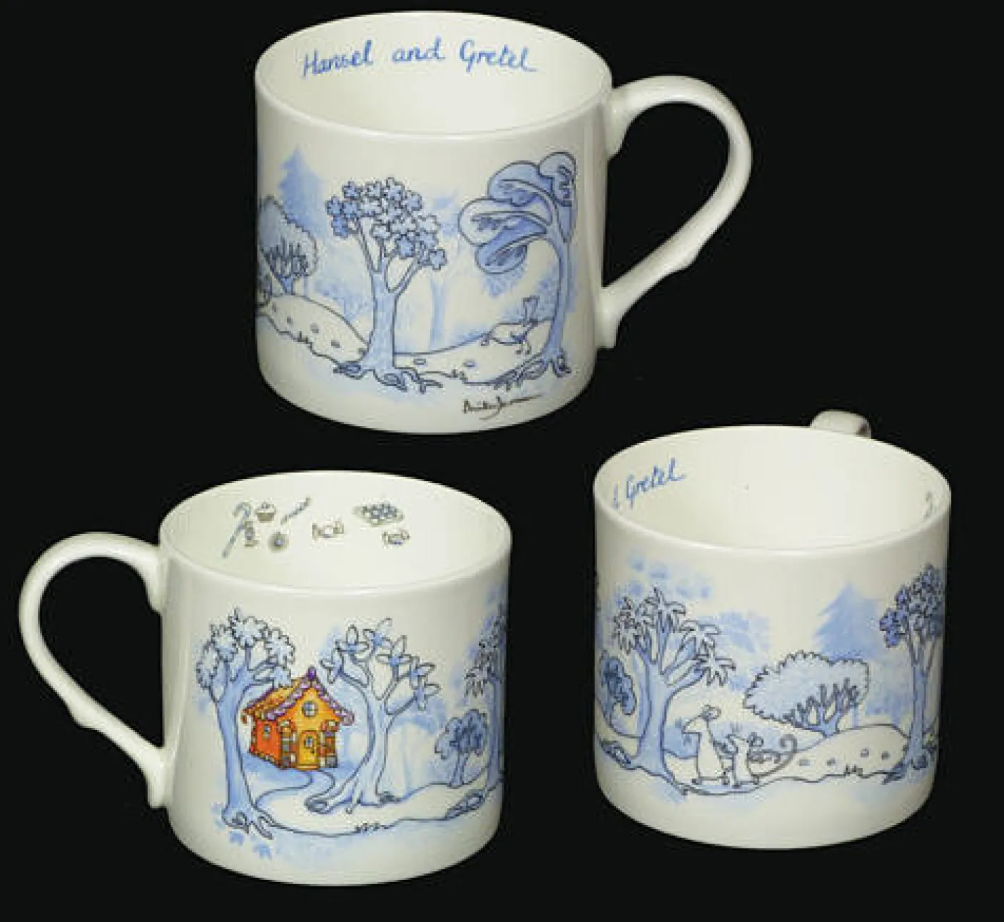Hansel & Gretel Blue Mug