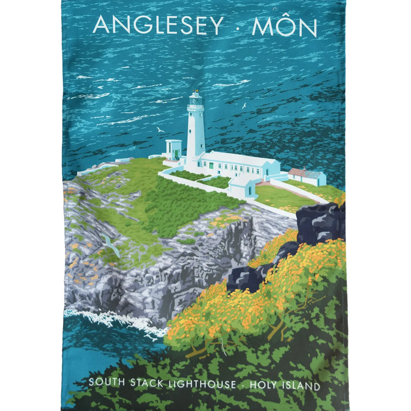 South Stack Lighthouse - Anglesey - Tea Towel
