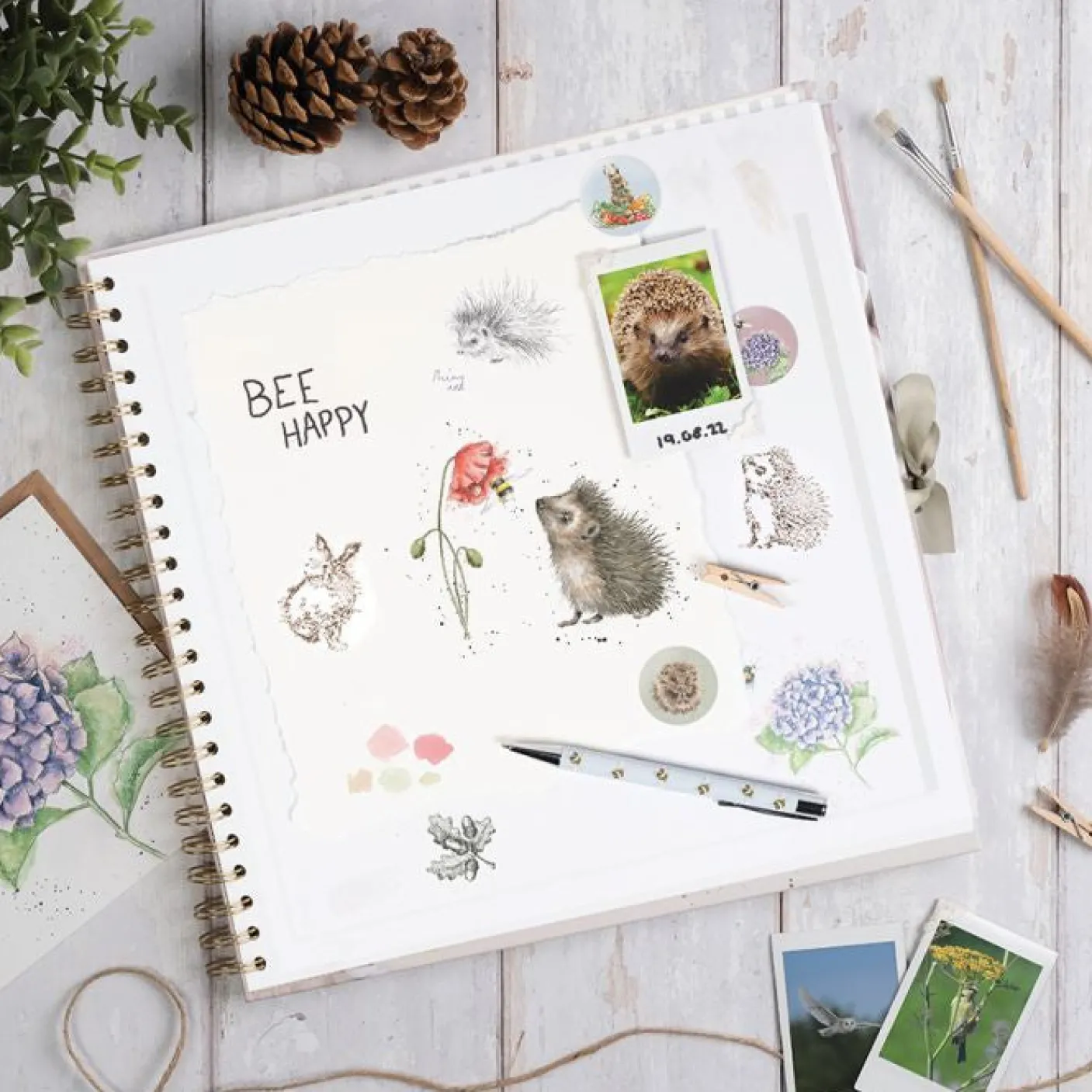 'Hydrangea' Bee Scrapbook Album