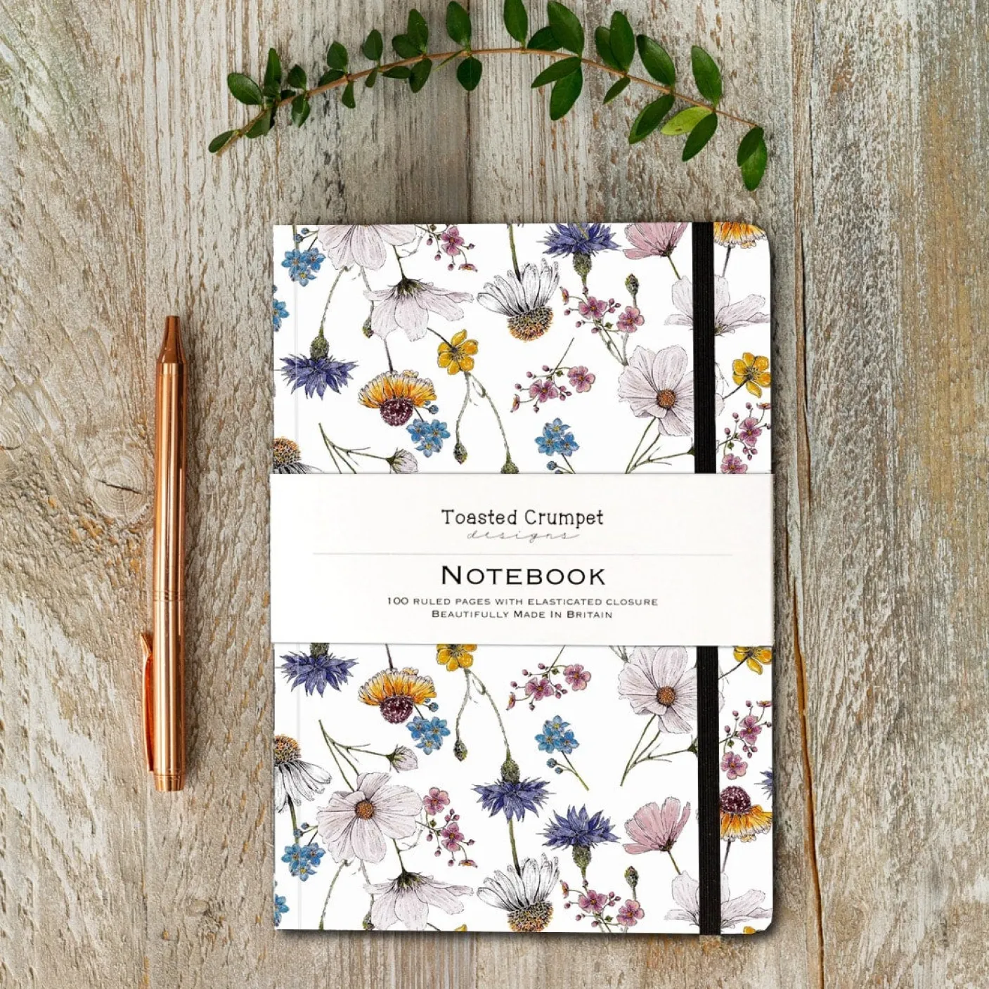 Regency Gardens (Pure) A5 Lined Notebook