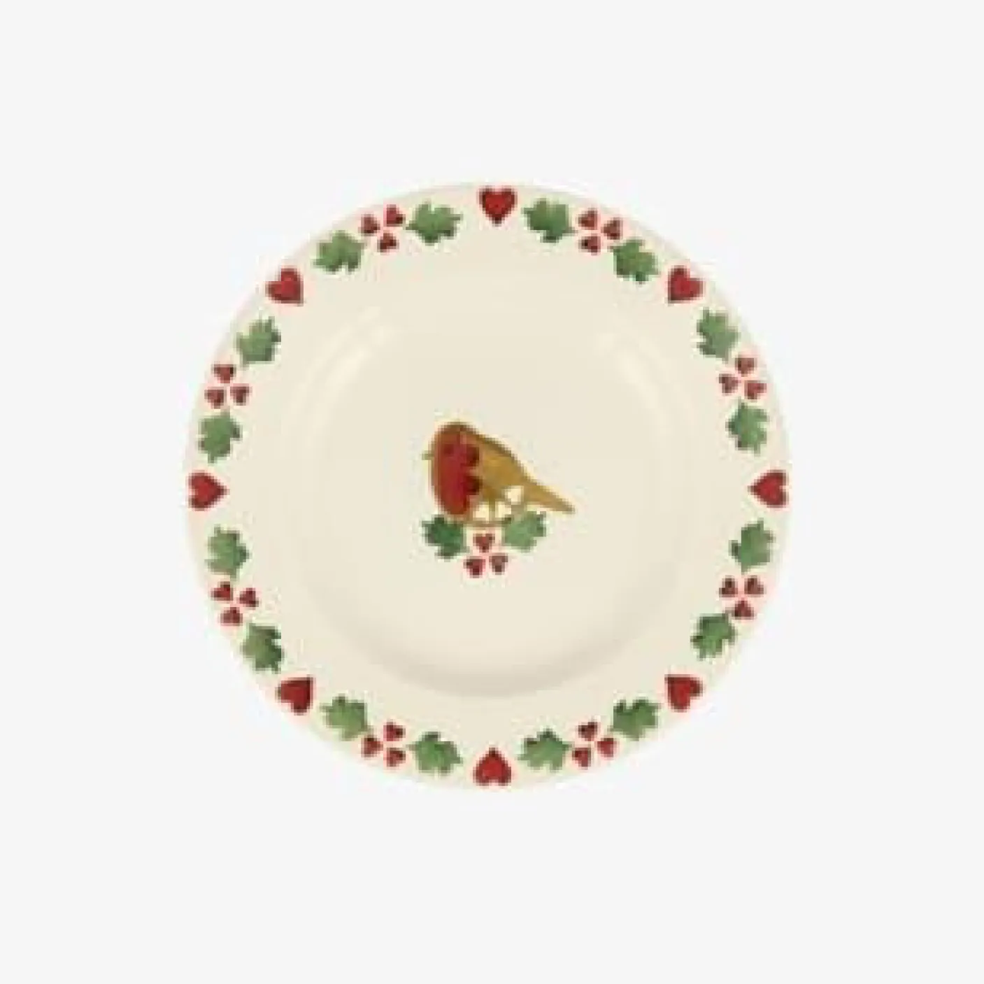 Christmas Joy Robin 6 1/2 inch plate