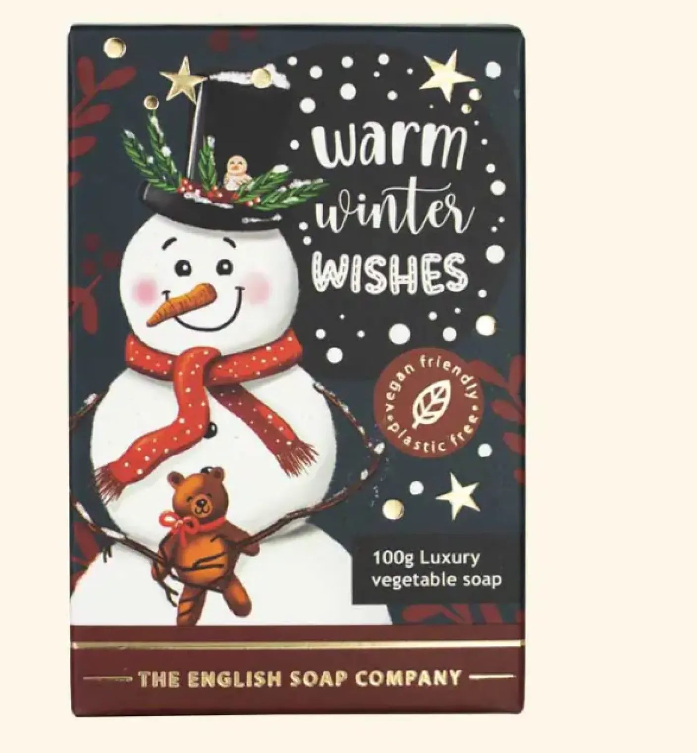 Christmas Snowman Mini Soap - 100g