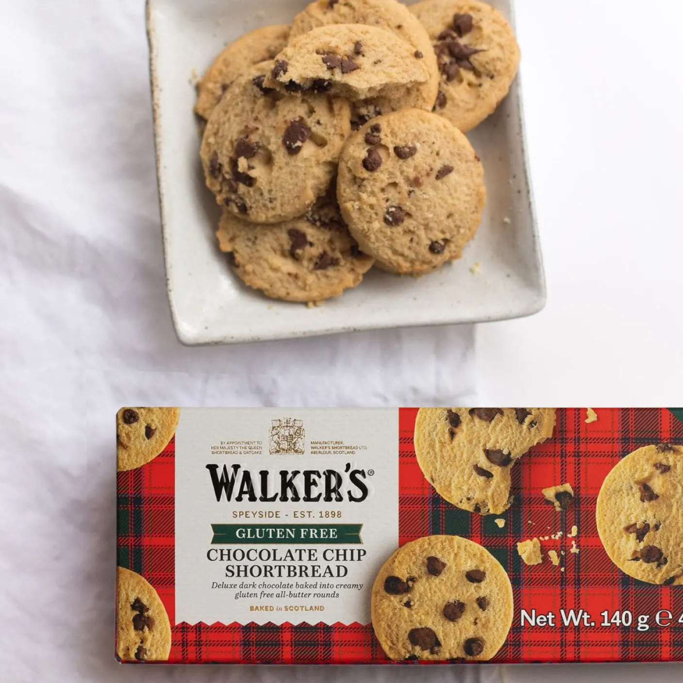 Walkers Shortbread Gluten Free Chocolate Chip Shortbread