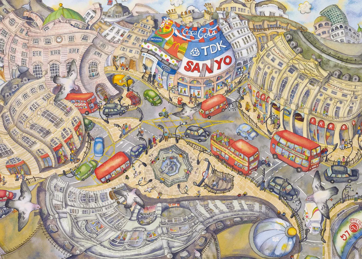 Piccadilly Circus 1000 Piece Jigsaw Puzzle