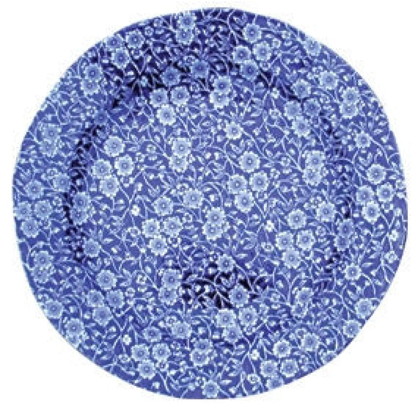 Blue Calico 7 1/2 in Small Plate