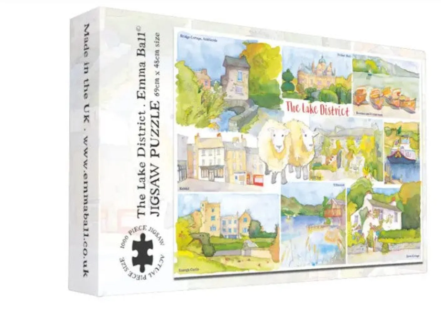 The Lake District 1000 Piece Jigsaw Puzzle by Emma Ball