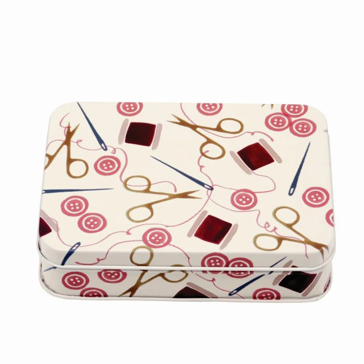 Sewing Small Rectangular Tin