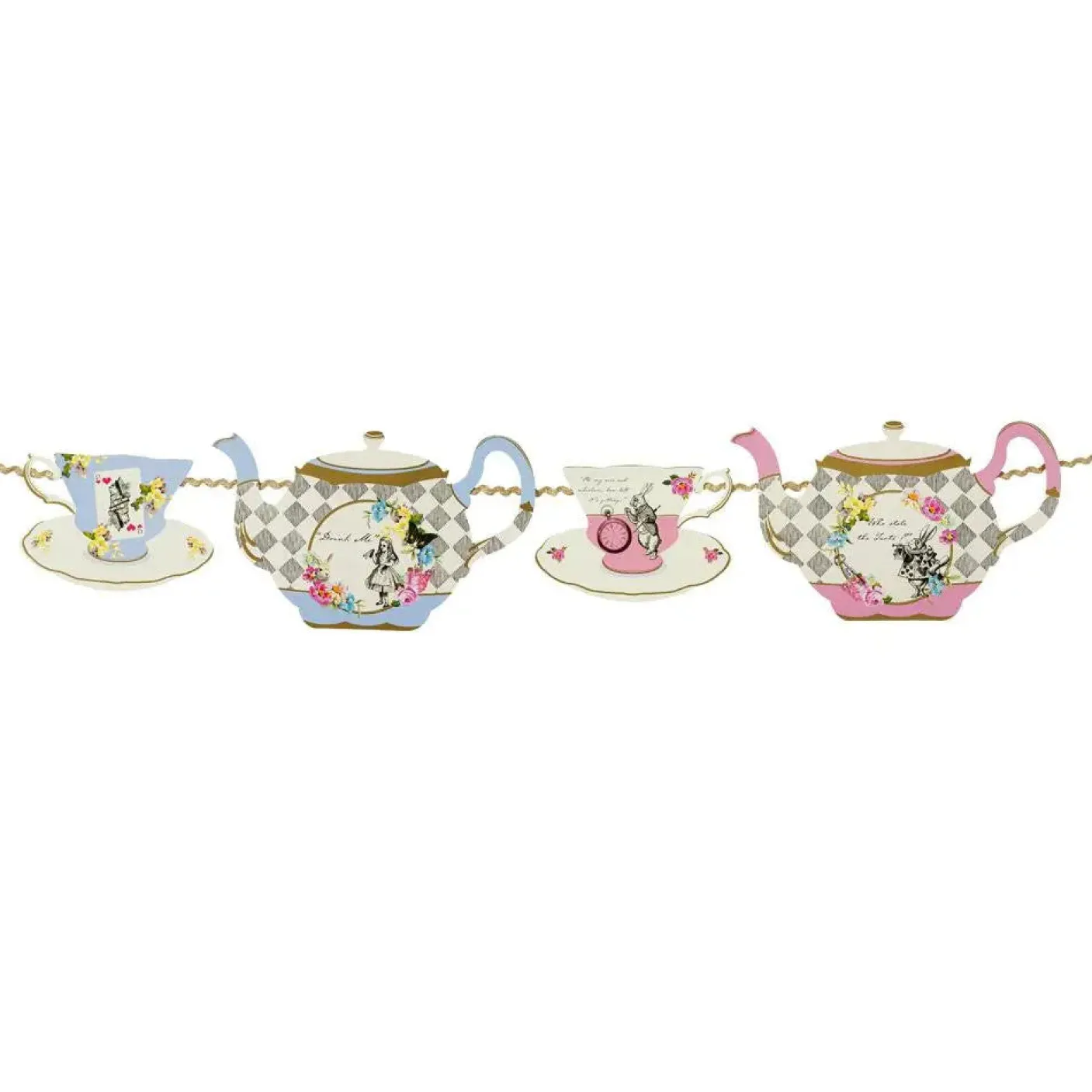 Truly Alice Teapot Bunting