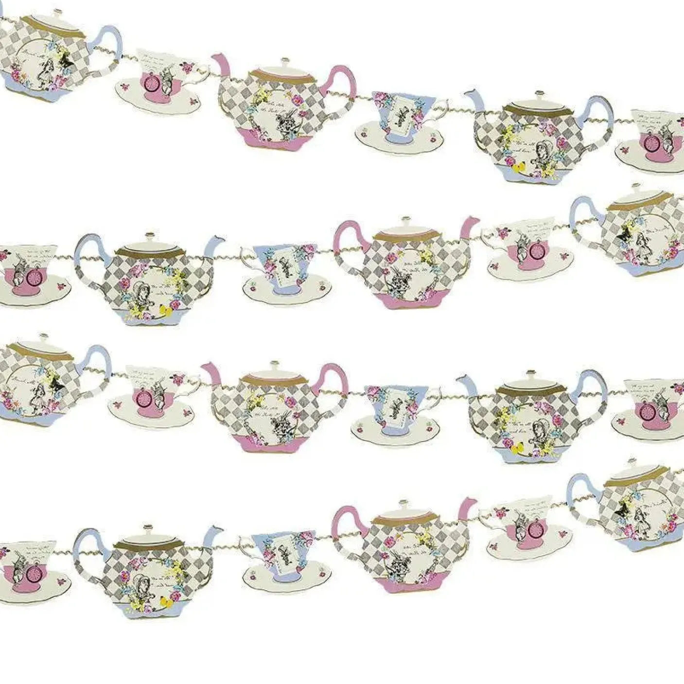 Truly Alice Teapot Bunting