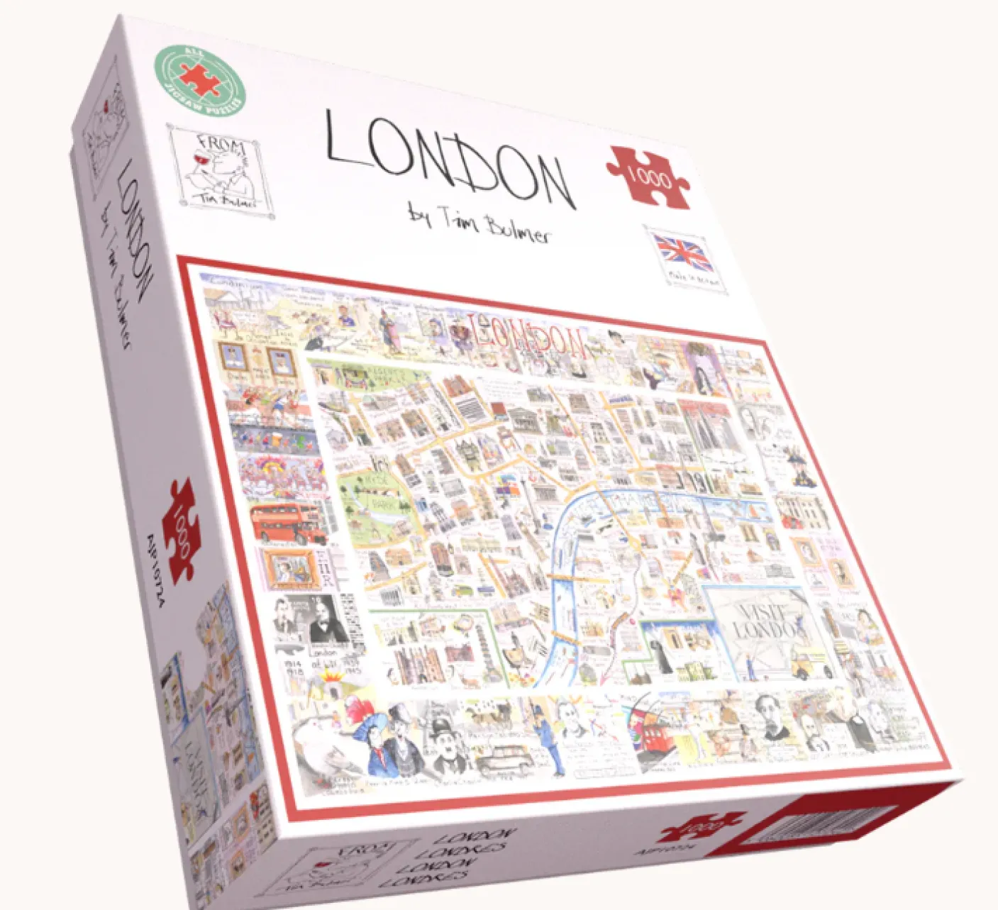 Map of London 1000 Piece Jigsaw Puzzle