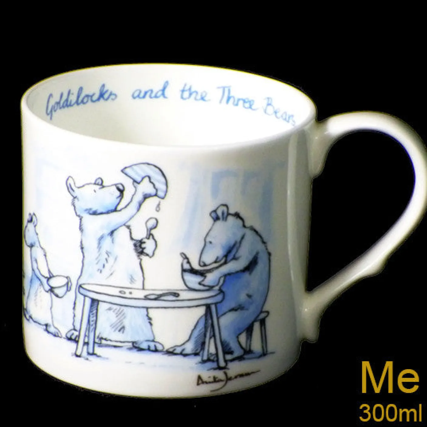 Goldilocks Blue Mug