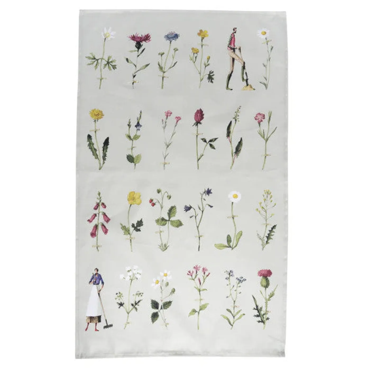 Wild Flowers Tea Towel