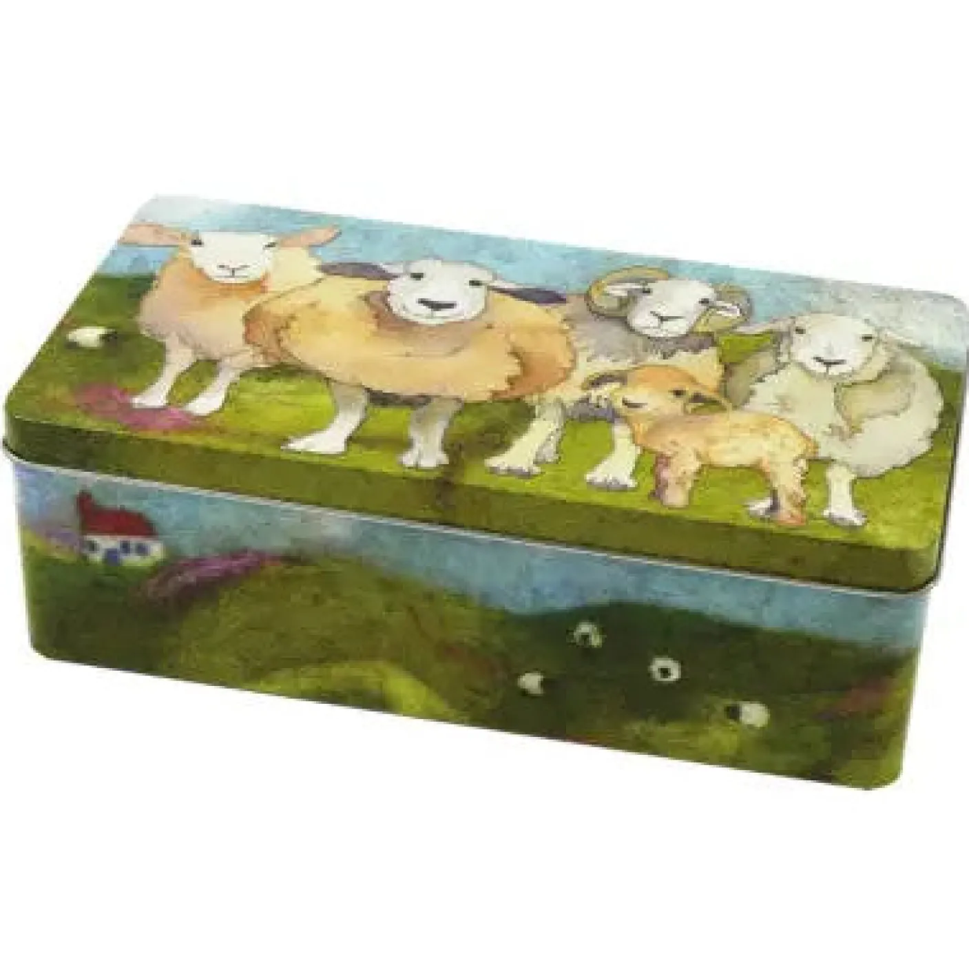 Felted Sheep Long Tin