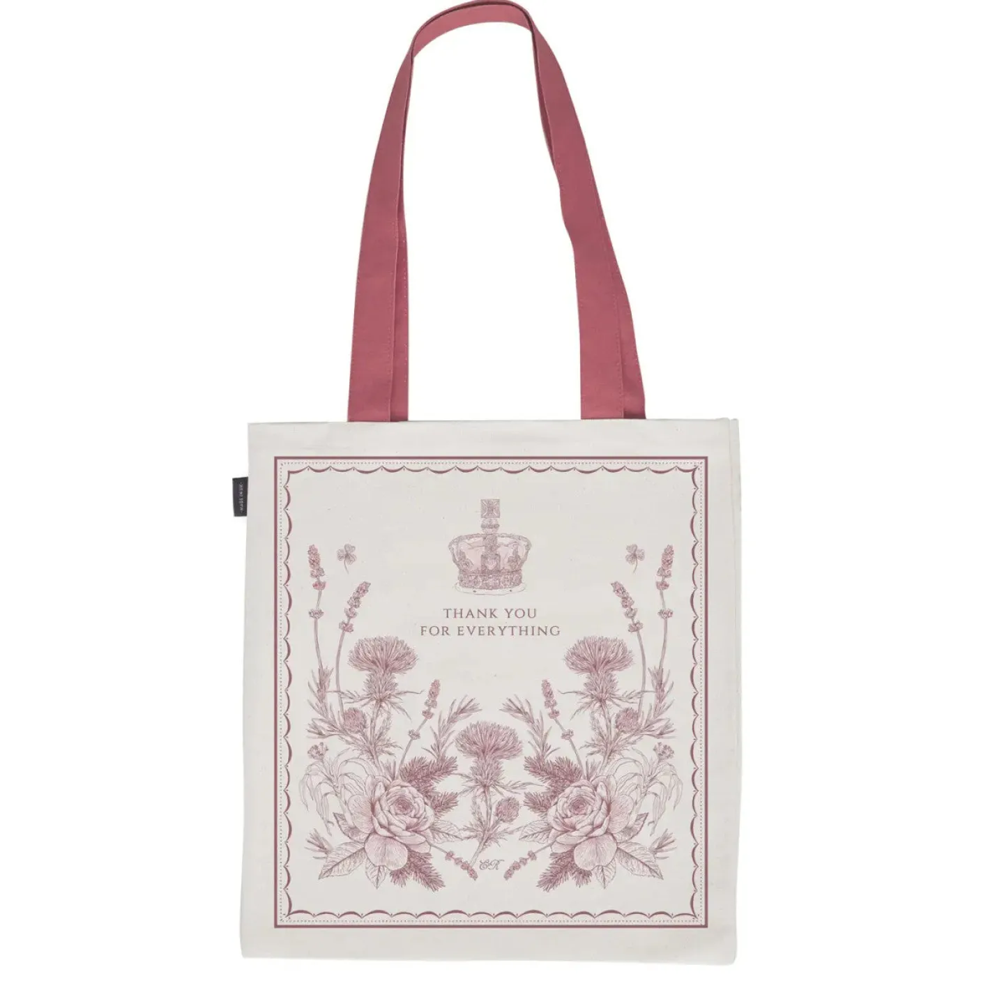 Queen Elizabeth Commemorative Canvas Tote Bag