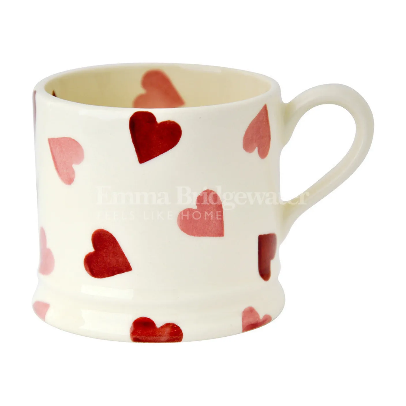 Pink Hearts Small Mug