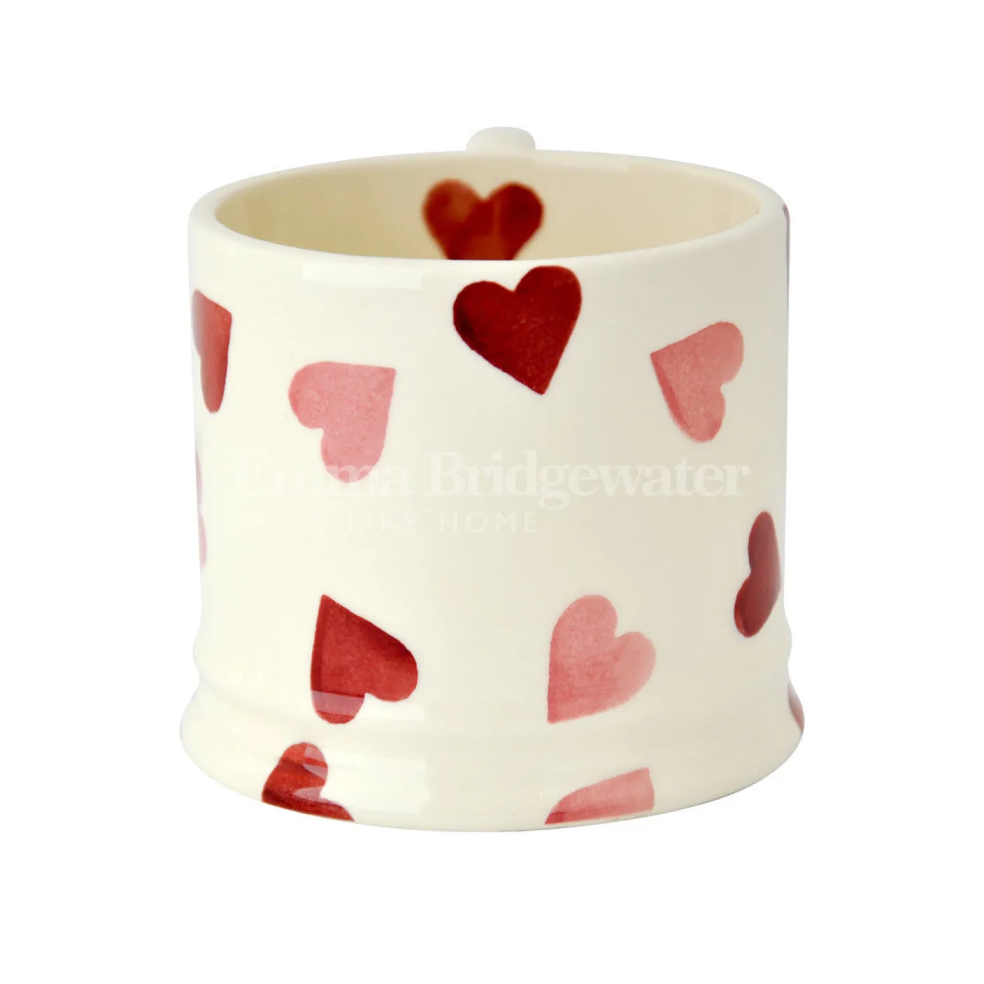 Pink Hearts Small Mug