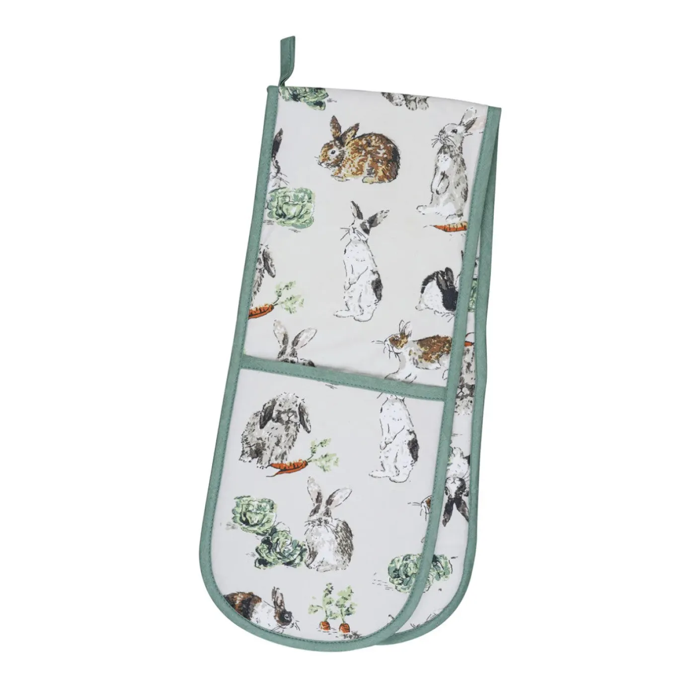 Rabbit Patch Double Oven Glove