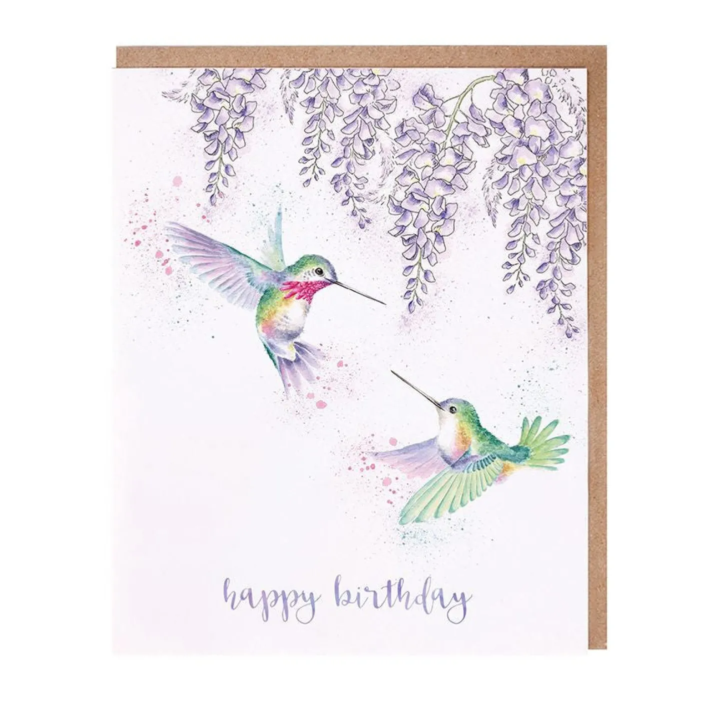 'Wisteria Wishes' Birthday Greetings Card