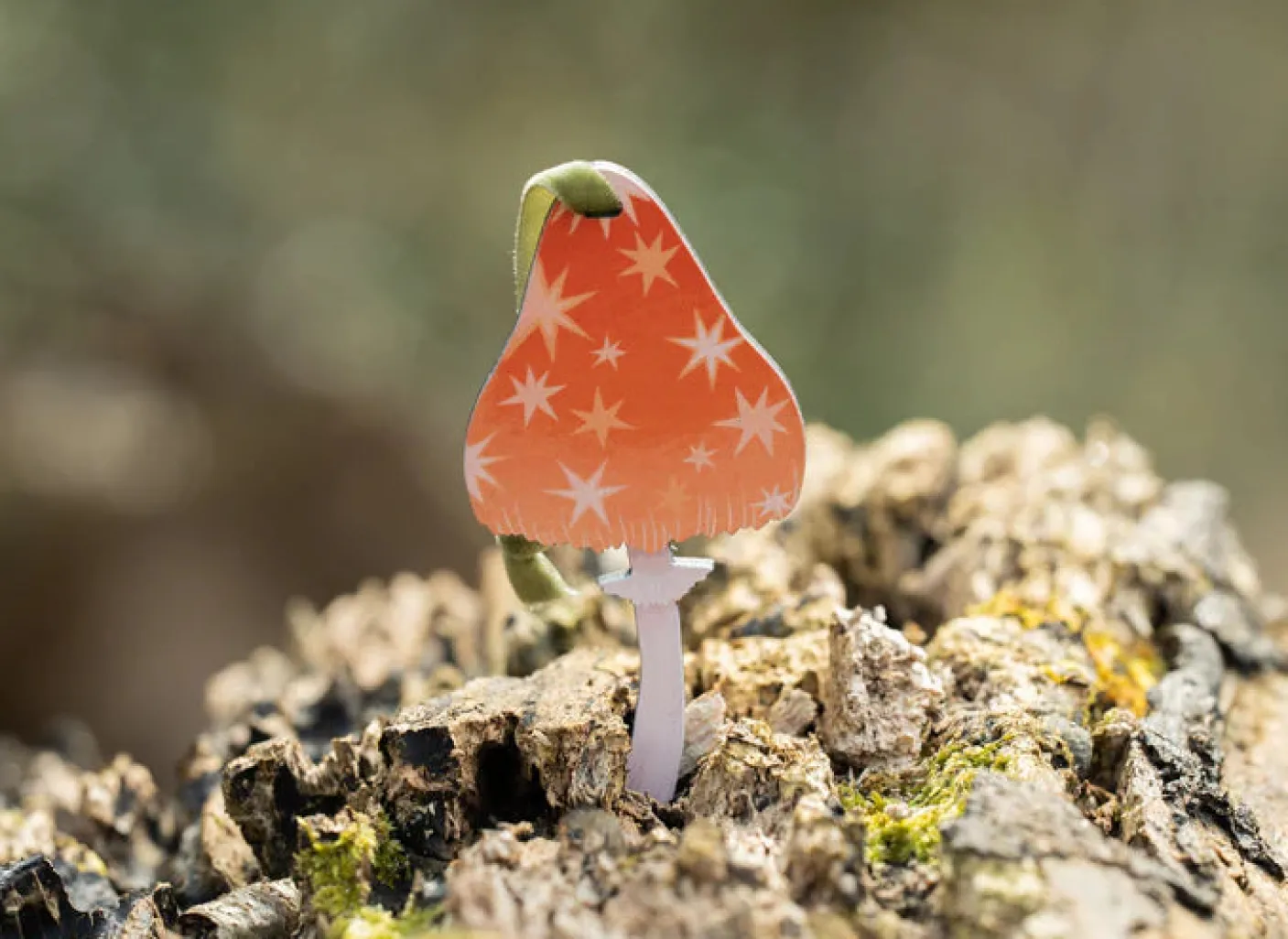 Starry Mushroom Wooden Decorations