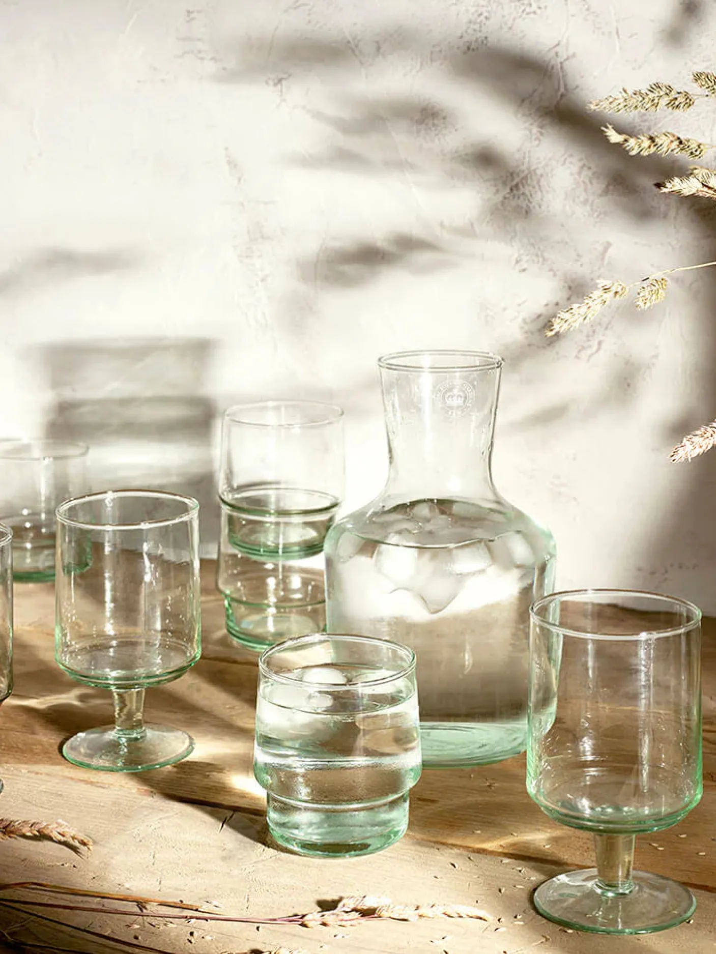 Kew Gardens Living Gardens Recycled Carafe with Etched Logo