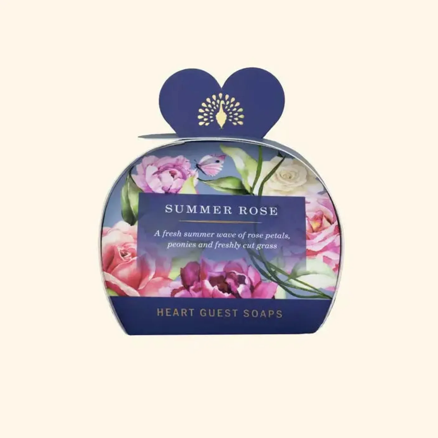 Signature Summer Rose Heart Guest Soaps