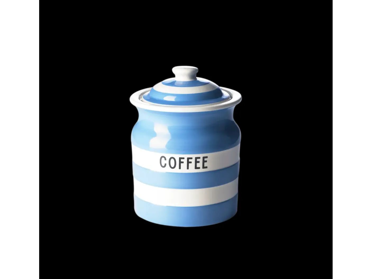 Cornishware Coffee Storage Jar-- Blue