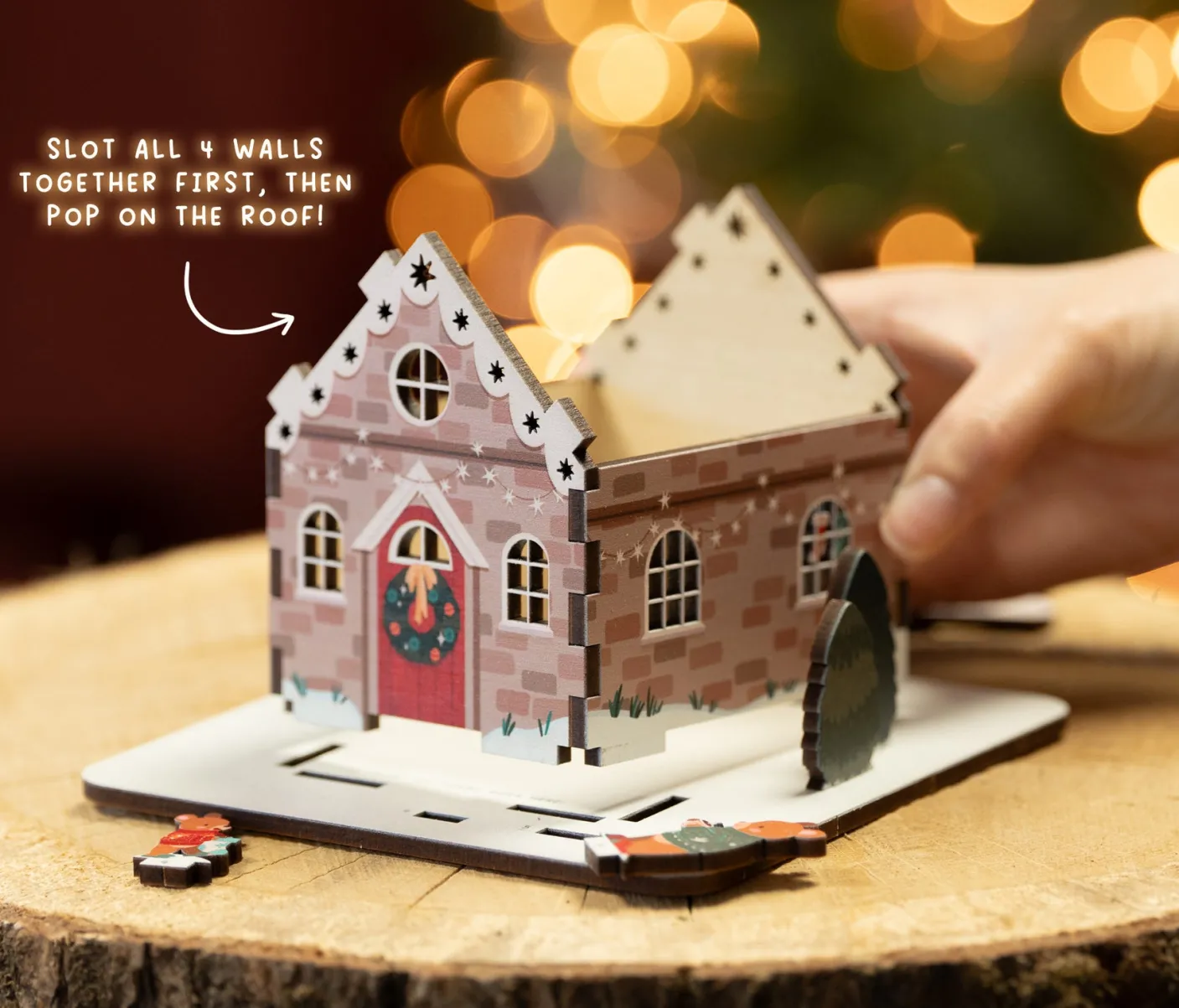 Christmas House Pop Out and Build Advent Calendar