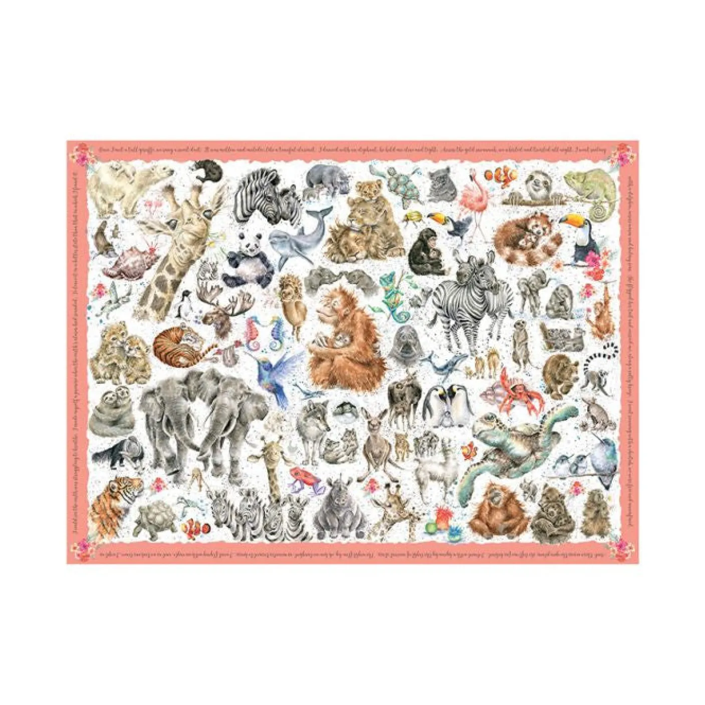 'The Zoology Collection' Jigsaw Puzzle by Wrendale Designs