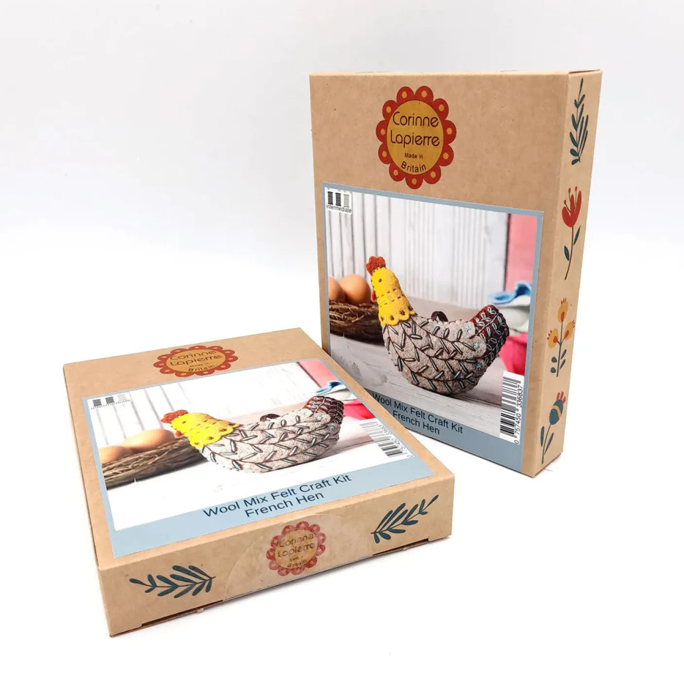 French Hen Felt Craft Mini Kit