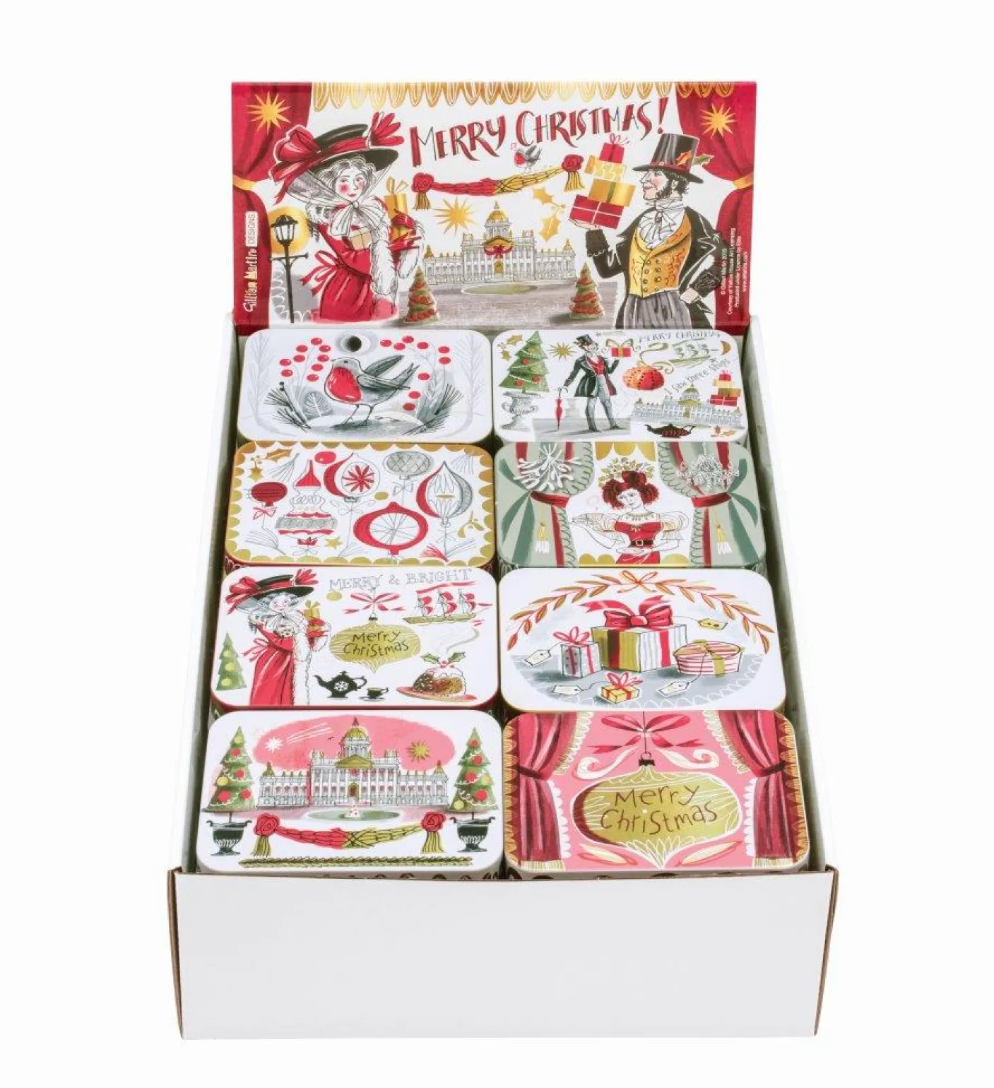 Merry Christmas Pocket Tins