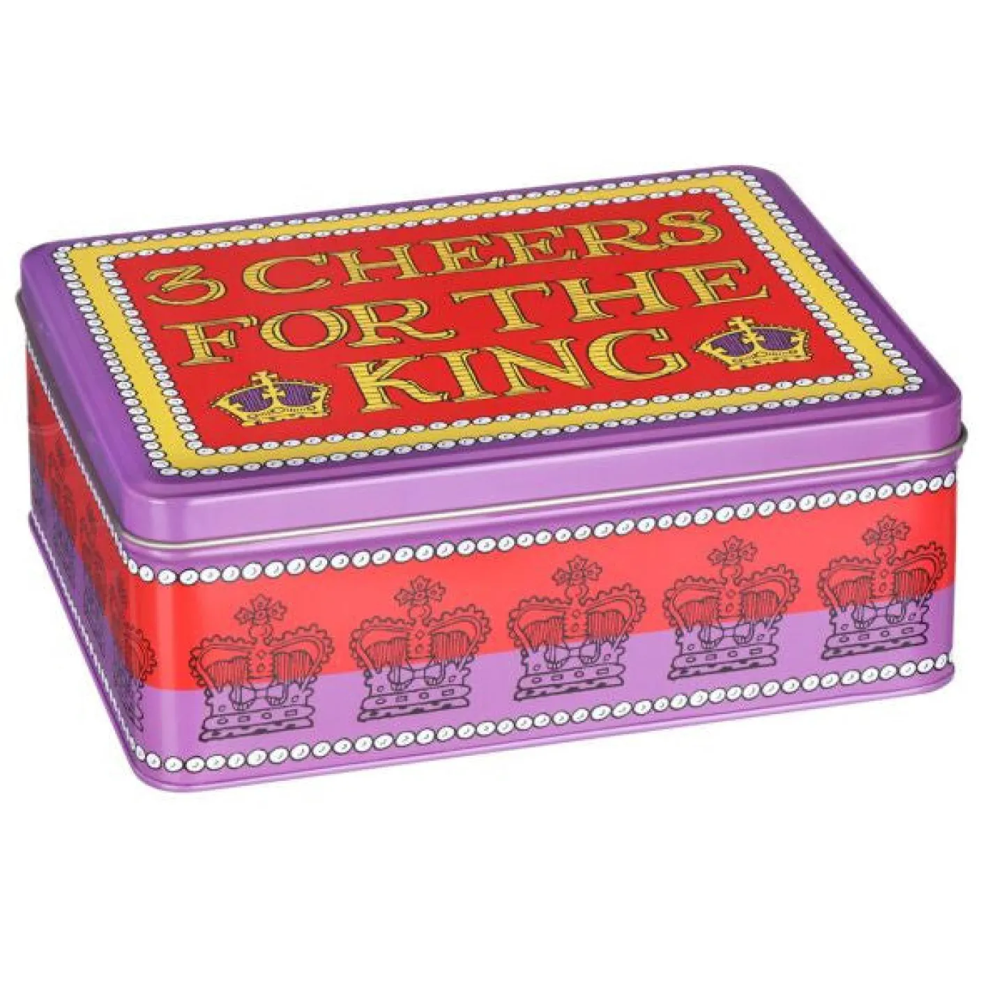 King Charles III Coronation Deep Rectangular Tin